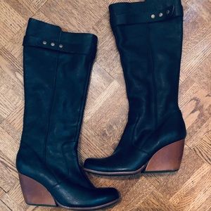Kork-ease knee high boots, lightly worn